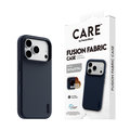 CARE - Puzdro Fusion Fabric s MagSafe pre iPhone 18 Pro/17 Pro, modrá