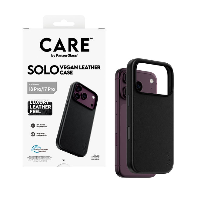 CARE - Puzdro Solo s MagSafe pre iPhone 18 Pro/17 Pro, čierna