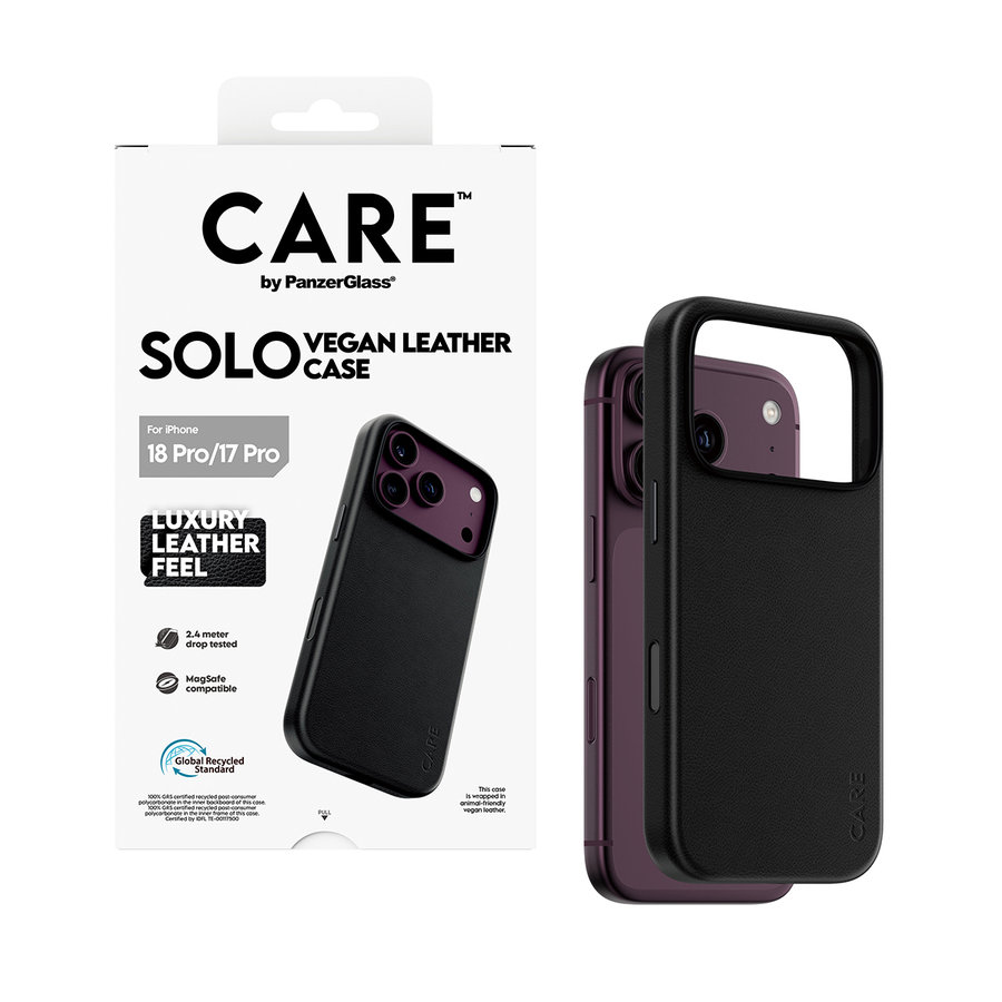 CARE - Puzdro Solo s MagSafe pre iPhone 18 Pro/17 Pro, čierna