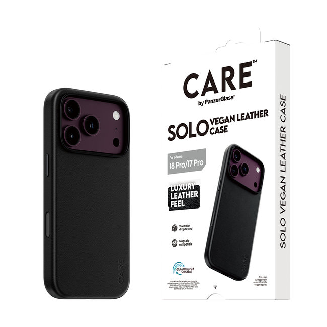 CARE - Puzdro Solo s MagSafe pre iPhone 18 Pro/17 Pro, čierna