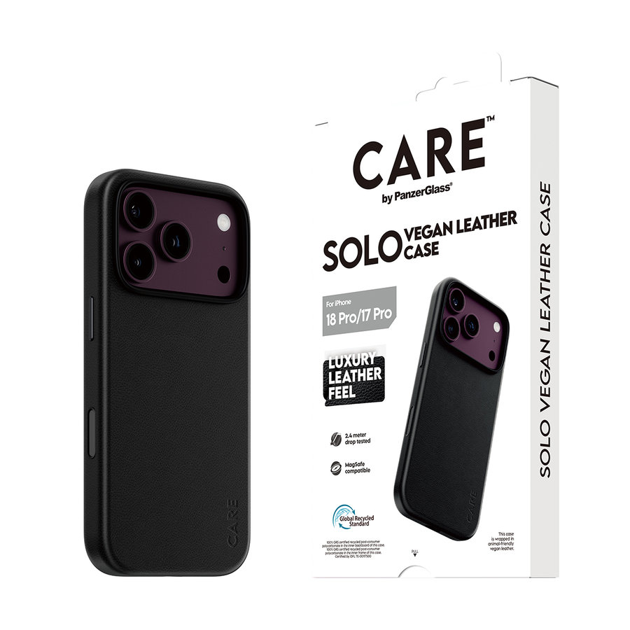 CARE - Puzdro Solo s MagSafe pre iPhone 18 Pro/17 Pro, čierna