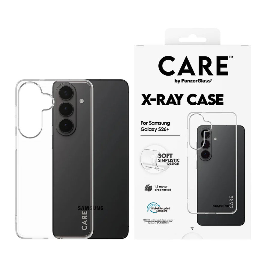 CARE - Puzdro X-Ray pre Samsung Galaxy S26+, transparentná
