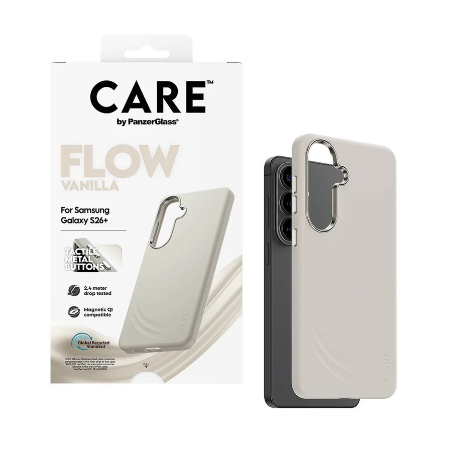 CARE - Puzdro FLOW s QI pre Samsung Galaxy S26+, vanilla