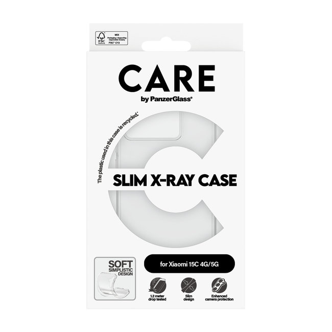 CARE - Puzdro X-Ray pre Xiaomi 15C 5G, transparentná