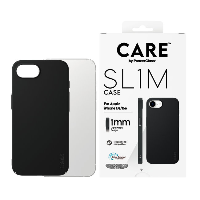 CARE - Puzdro SL1M s MagSafe pre iPhone 17e/16e, čierna