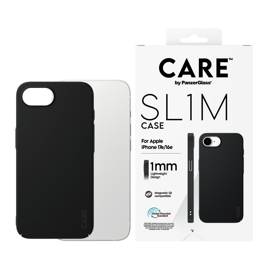 CARE - Puzdro SL1M s MagSafe pre iPhone 17e/16e, čierna