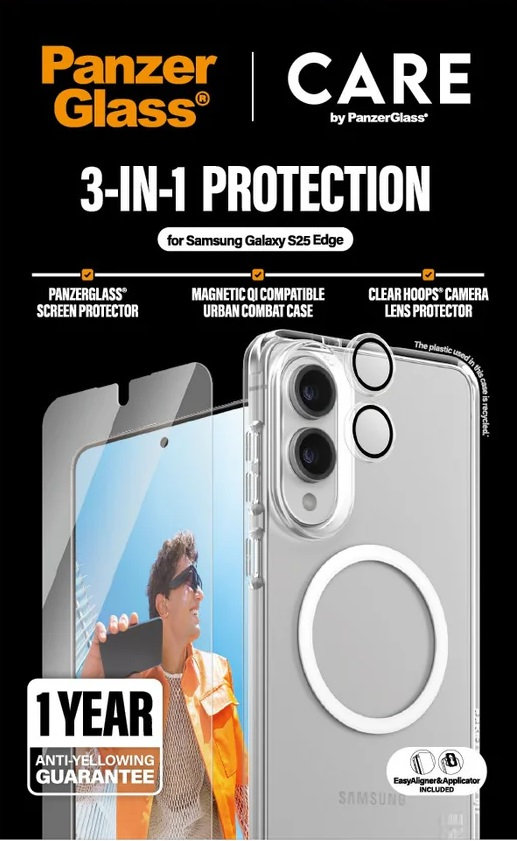 CARE - Bundle 3v1 pre Samsung Galaxy S25 Edge