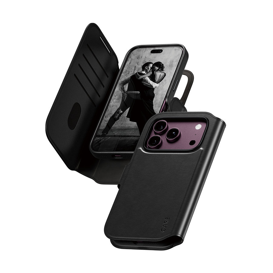 CARE - Puzdro Wallet Tango Two-In-One s MagSafe pre iPhone 18 Pro/17 Pro, čierna