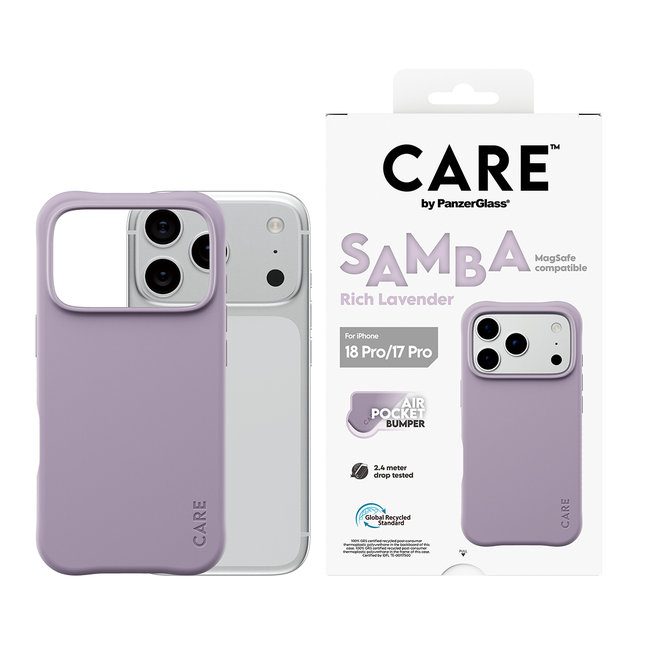 CARE - Puzdro Samba s MagSafe pre iPhone 18 Pro/17 Pro, rich lavender