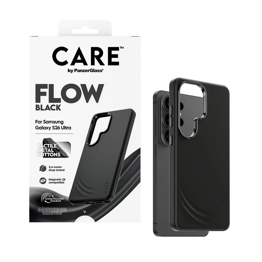 CARE - Puzdro FLOW s QI pre Samsung Galaxy S26 Ultra, čierna