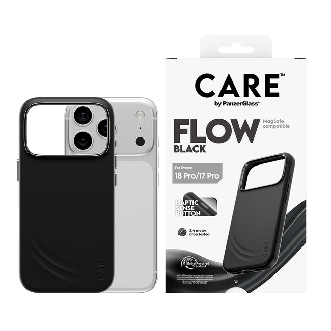 CARE - Puzdro FLOW s MagSafe pre iPhone 18 Pro/17 Pro, čierna