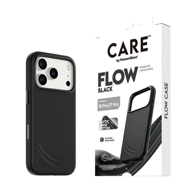 CARE - Puzdro FLOW s MagSafe pre iPhone 18 Pro/17 Pro, čierna