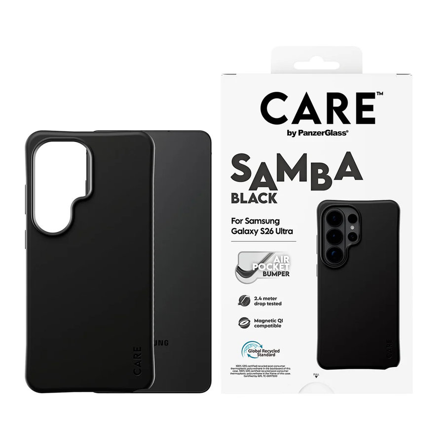 CARE - Puzdro Samba s QI pre Samsung Galaxy S26 Ultra, čierna