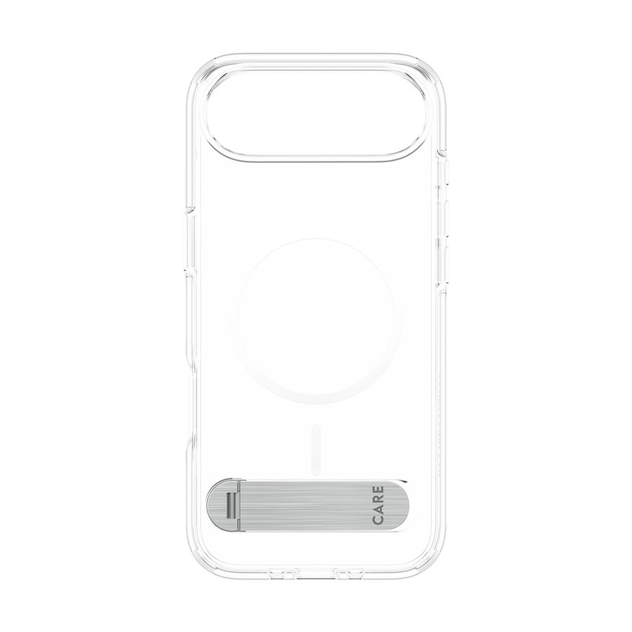 CARE - Puzdro Kickstand pre iPhone 17 Air, transparentná
