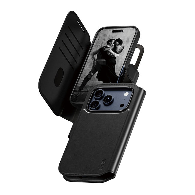 CARE - Puzdro Wallet Tango Two-In-One s MagSafe pre iPhone 17 Pro, čierna