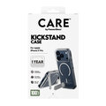 CARE - Puzdro Kickstand pre iPhone 17 Pro, transparentná