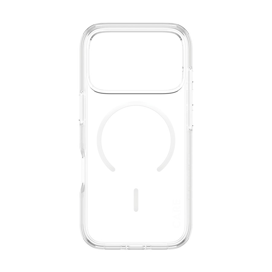 CARE - Puzdro Urban Explorer s bielym MagSafe pre iPhone 18 Pro/17 Pro, transparentná