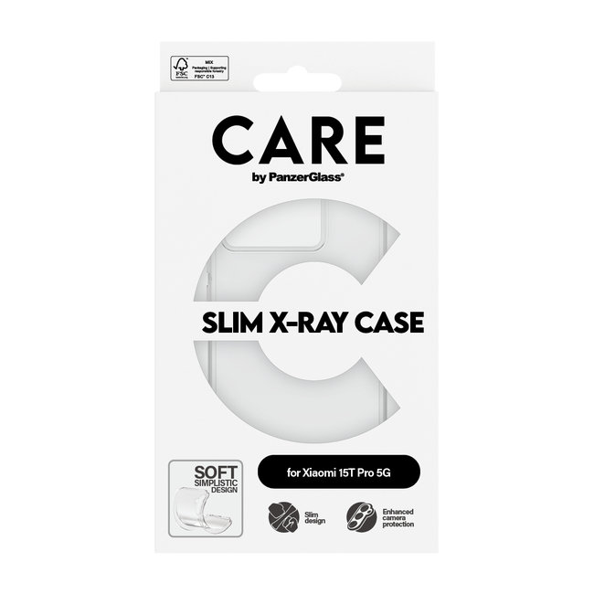 CARE - Puzdro X-Ray pre Xiaomi 15T Pro 5G, transparentná