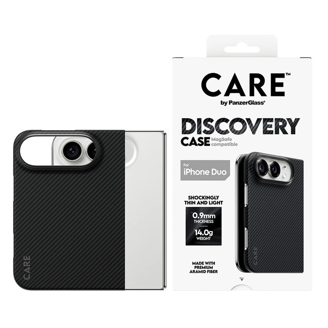 CARE - Puzdro Discovery s MagSafe pre iPhone Duo, čierna