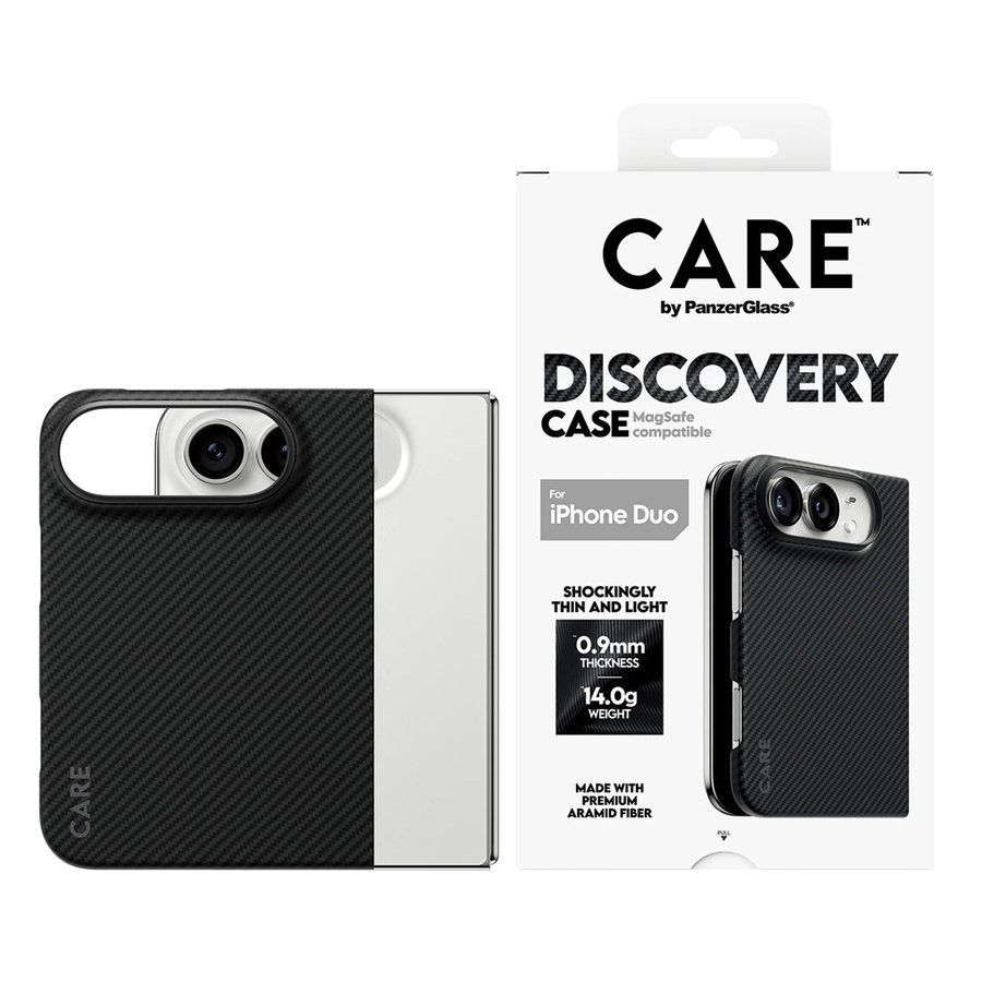CARE - Puzdro Discovery s MagSafe pre iPhone Duo, čierna
