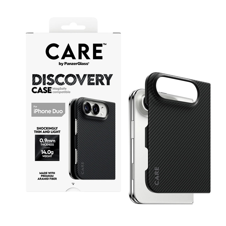 CARE - Puzdro Discovery s MagSafe pre iPhone Duo, čierna