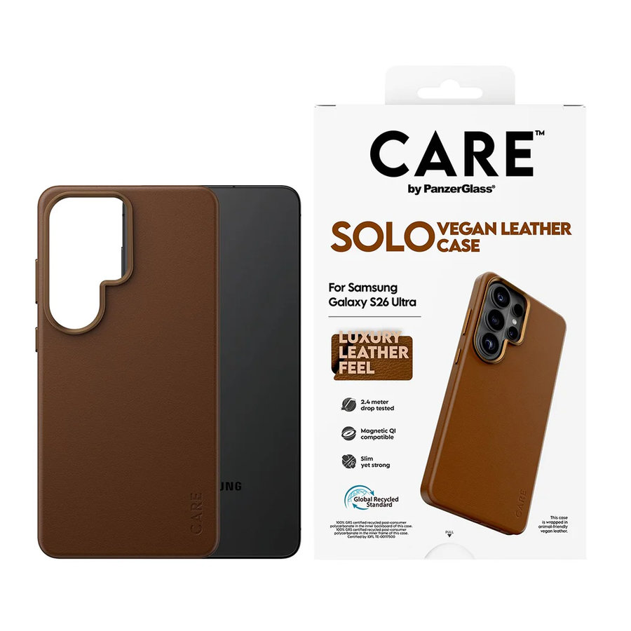 CARE - Puzdro Solo pre Samsung Galaxy S26 Ultra, hnedá