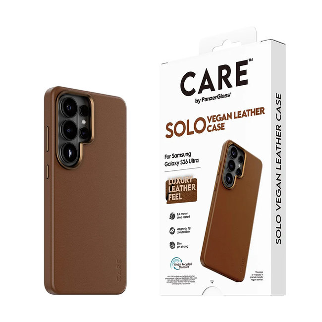CARE - Puzdro Solo pre Samsung Galaxy S26 Ultra, hnedá