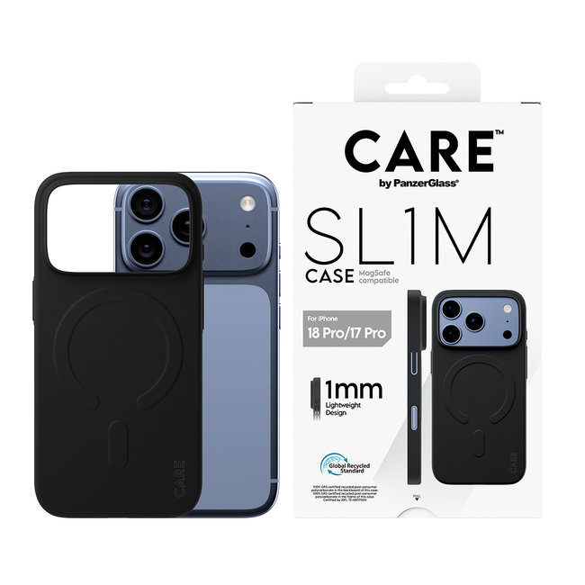 CARE - Puzdro SL1M s MagSafe pre iPhone 18 Pro/17 Pro, čierna