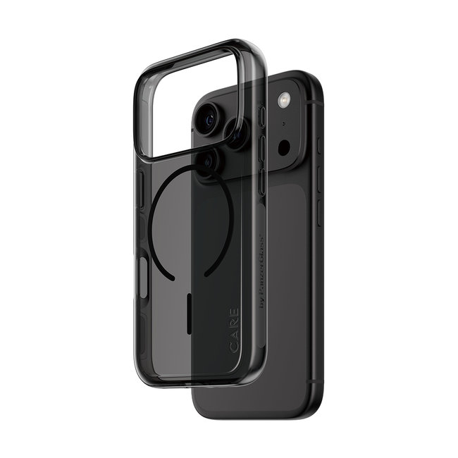 CARE - Puzdro Smokey s MagSafe pre iPhone 18 Pro/17 Pro, čierna