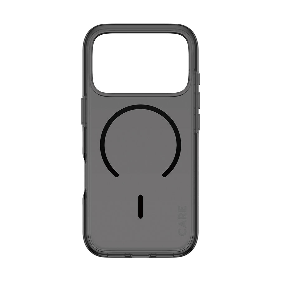 CARE - Puzdro Smokey s MagSafe pre iPhone 18 Pro/17 Pro, čierna