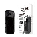 CARE - Puzdro Smokey s MagSafe pre iPhone 18 Pro/17 Pro, čierna