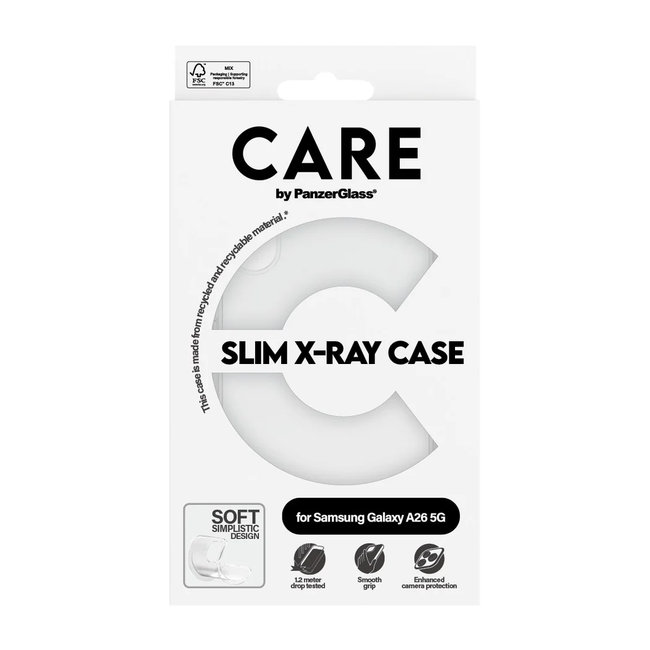 CARE - Puzdro X-Ray pre Samsung Galaxy A26 5G, transparentná