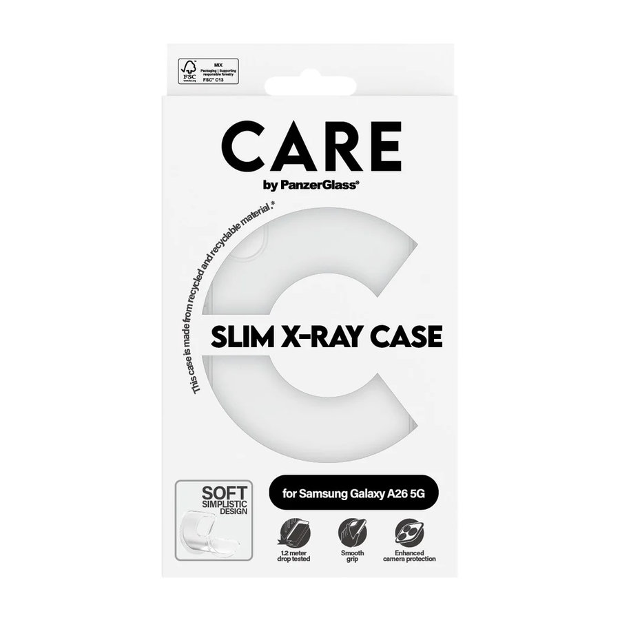 CARE - Puzdro X-Ray pre Samsung Galaxy A26 5G, transparentná