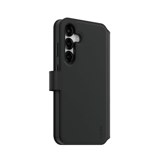 CARE - Puzdro Wallet Tango Two-In-One s QI pre Samsung Galaxy S25+, čierna