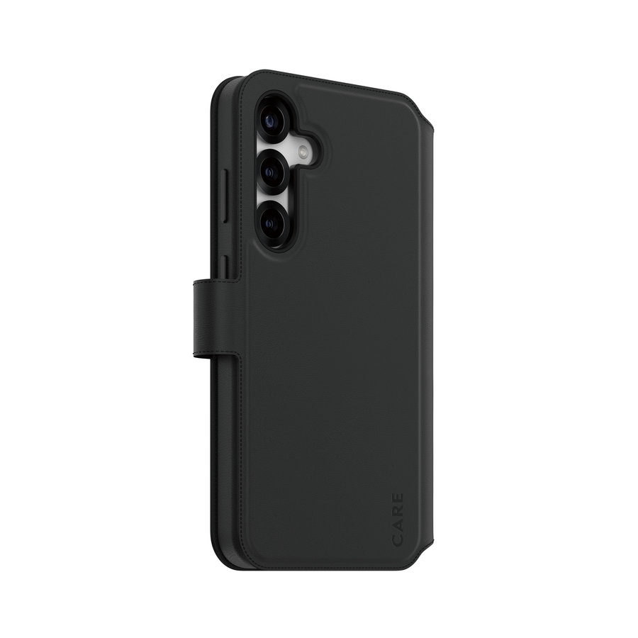 CARE - Puzdro Wallet Tango Two-In-One s QI pre Samsung Galaxy S25+, čierna