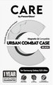 CARE - Puzdro Urban Combat s čiernym QI pre Samsung Galaxy S25 Ultra, transparentná