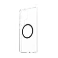 CARE - Puzdro Urban Combat s čiernym QI pre Samsung Galaxy S25 Ultra, transparentná
