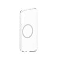 CARE - Puzdro Urban Combat s bielym QI pre Samsung Galaxy S25+, transparentná