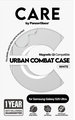 CARE - Puzdro Urban Combat s bielym QI pre Samsung Galaxy S25 Ultra, transparentná