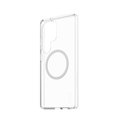 CARE - Puzdro Urban Combat s bielym QI pre Samsung Galaxy S25 Ultra, transparentná