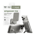 empower - Bezdrôtová PowerBank 5000 mAh, s otočným stojanom 20 W, kompatibilná s MagSafe, Qi2/USB-C, titán