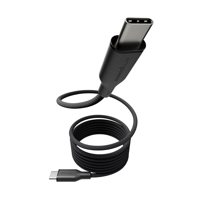 empower - Kábel USB-C, 240 W, Magnetic, 1,5 m, vesmírna čierna
