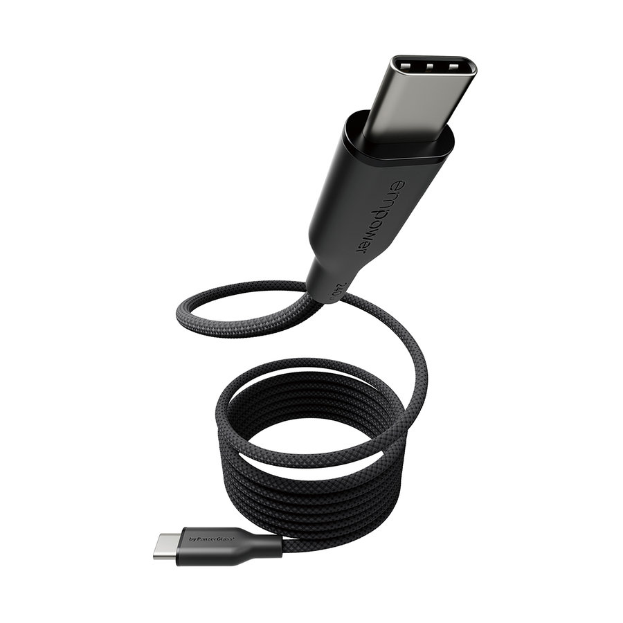 empower - Kábel USB-C, 240 W, Magnetic, 1,5 m, vesmírna čierna