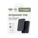 empower - Bezdrôtová PowerBank 10000 mAh 20 W, kompatibilná s MagSafe, Qi2/USB-C, vesmírna čierna