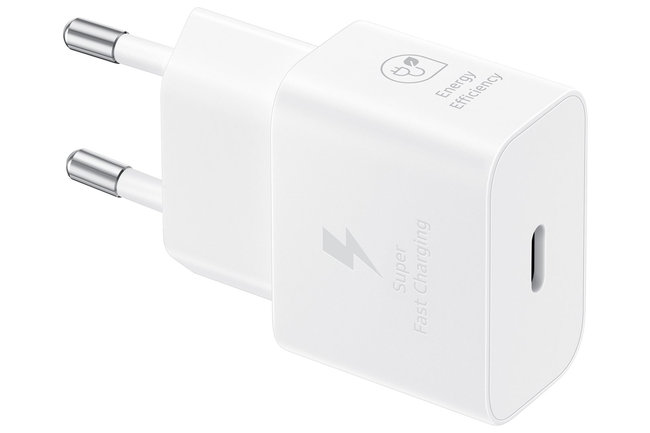 Samsung - Cestovný adaptér s rýchlonabíjaním EP-T2510, USB-C, 25 W, biela