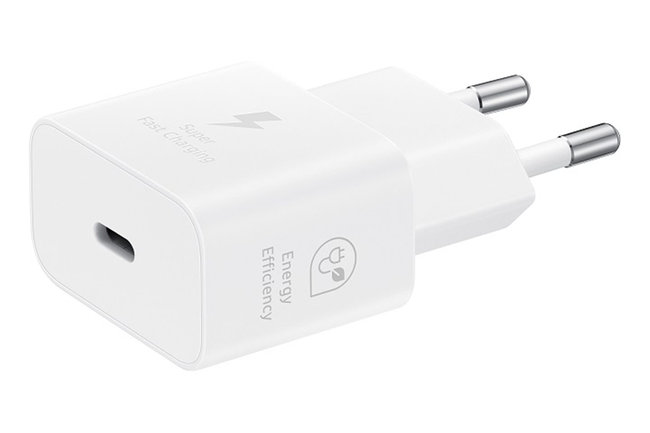 Samsung - Cestovný adaptér s rýchlonabíjaním EP-T2510, USB-C, 25 W, biela