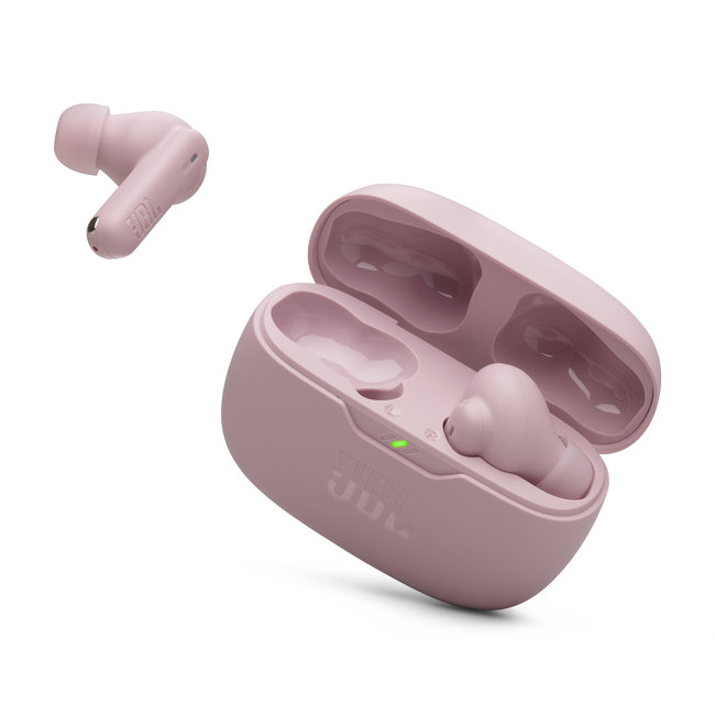 JBL - Bezdrôtové slúchadlá TWS Wave Beam 2, ružová