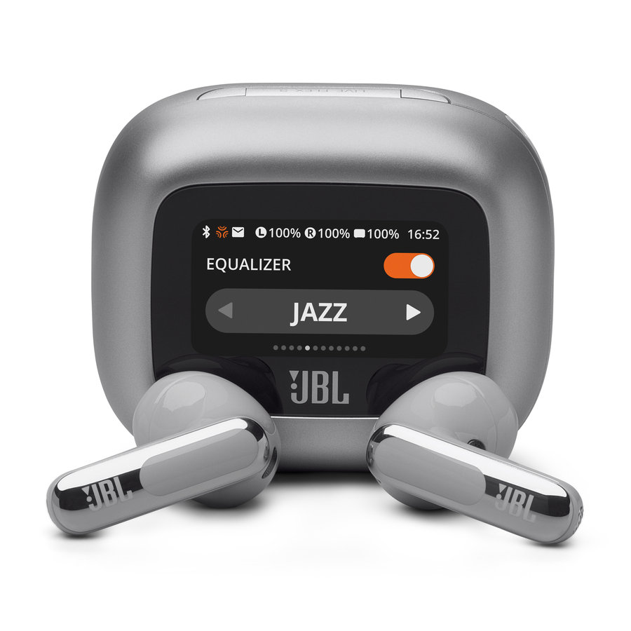 JBL - Bezdrôtové slúchadlá TWS Live Flex 3, strieborná