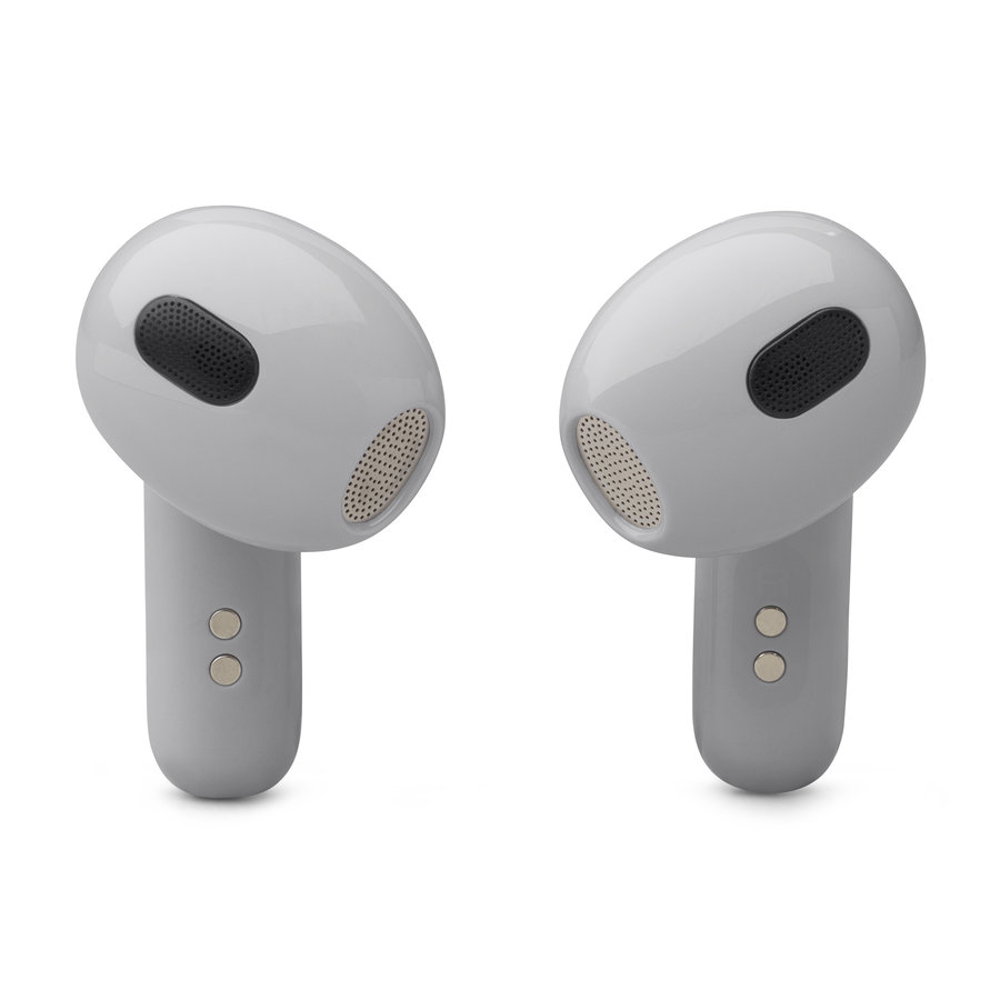 JBL - Bezdrôtové slúchadlá TWS Live Flex 3, strieborná