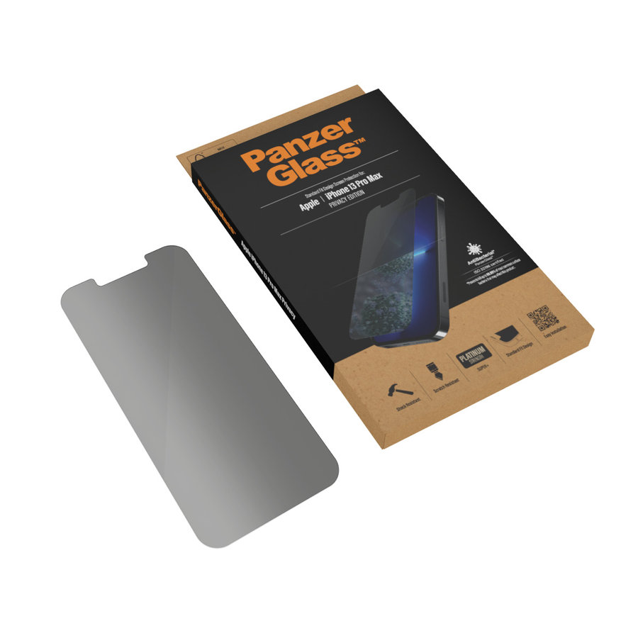 Tvrdené sklo Standard Fit Privacy AB pre iPhone 13 Pro Max, číra